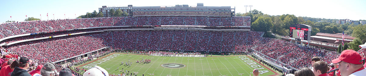 Image Credit: By Rob from Athens, GA - Sanford Stadium pano, CC BY 2.0, https://commons.wikimedia.org/w/index.php?curid=3422770