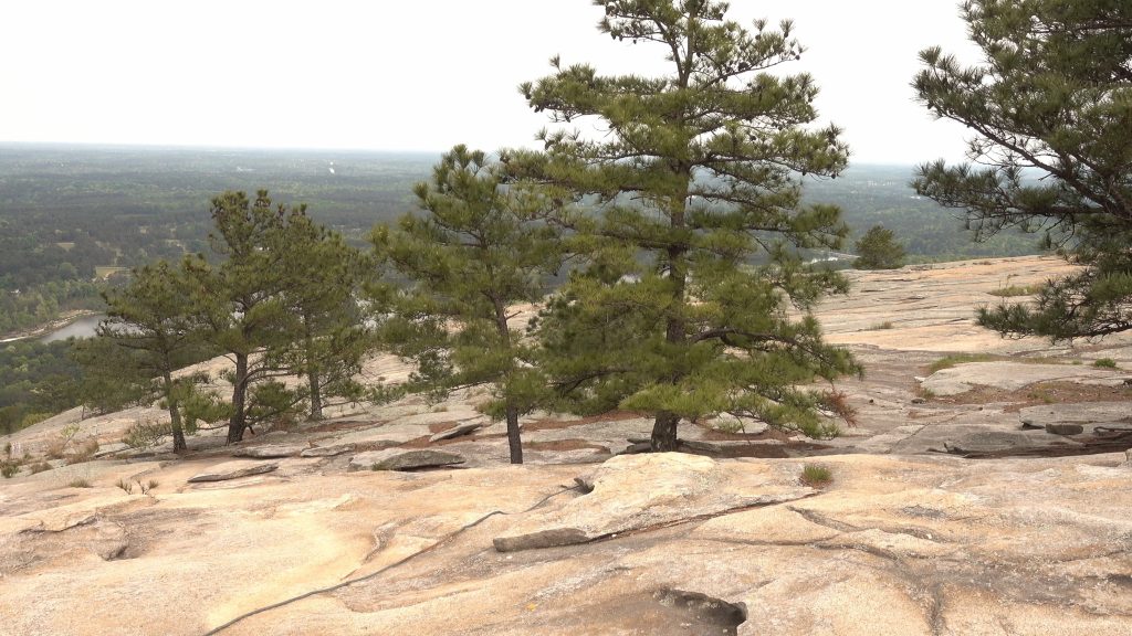 View from the top of Stone Mountain - a weekend destination near Braselton