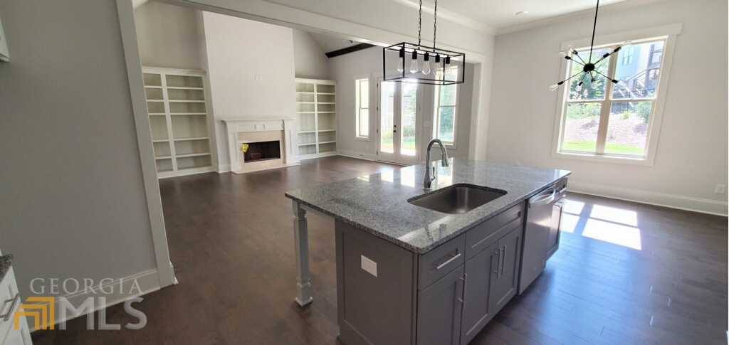 a kitchen in a home from HK Design Builder LLC