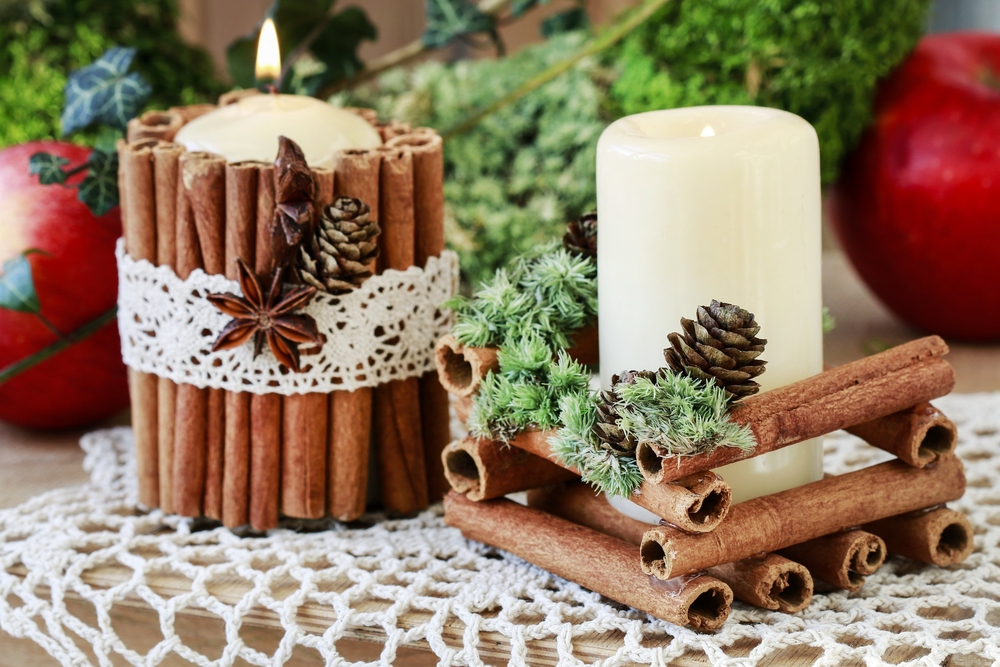 Christmas Candle Centerpiece ©Agnes Kantaruk