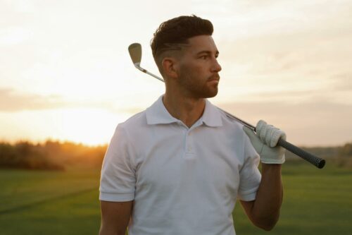 Man on Golf Course