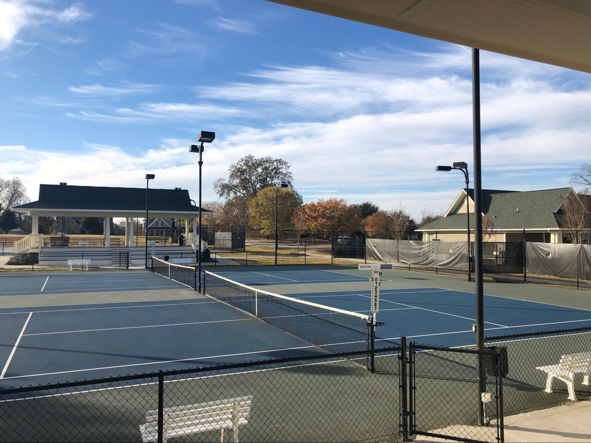 tennis and pickleball courts